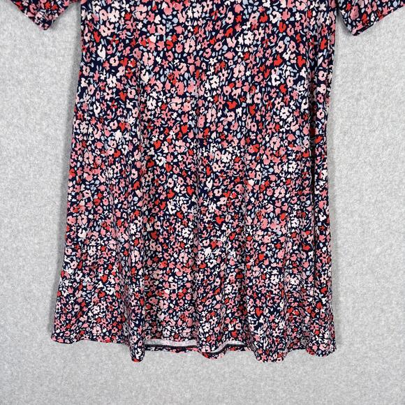 BCBGGeneration Babydoll Dress Small Ditsy Floral Flare Skater Maximalist Twee - Picture 3 of 10